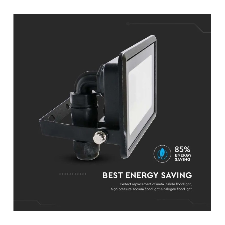 LED Naświetlacz z bezpośrednim podłączeniem SAMSUNG CHIP LED/30W/230V IP65 6500K