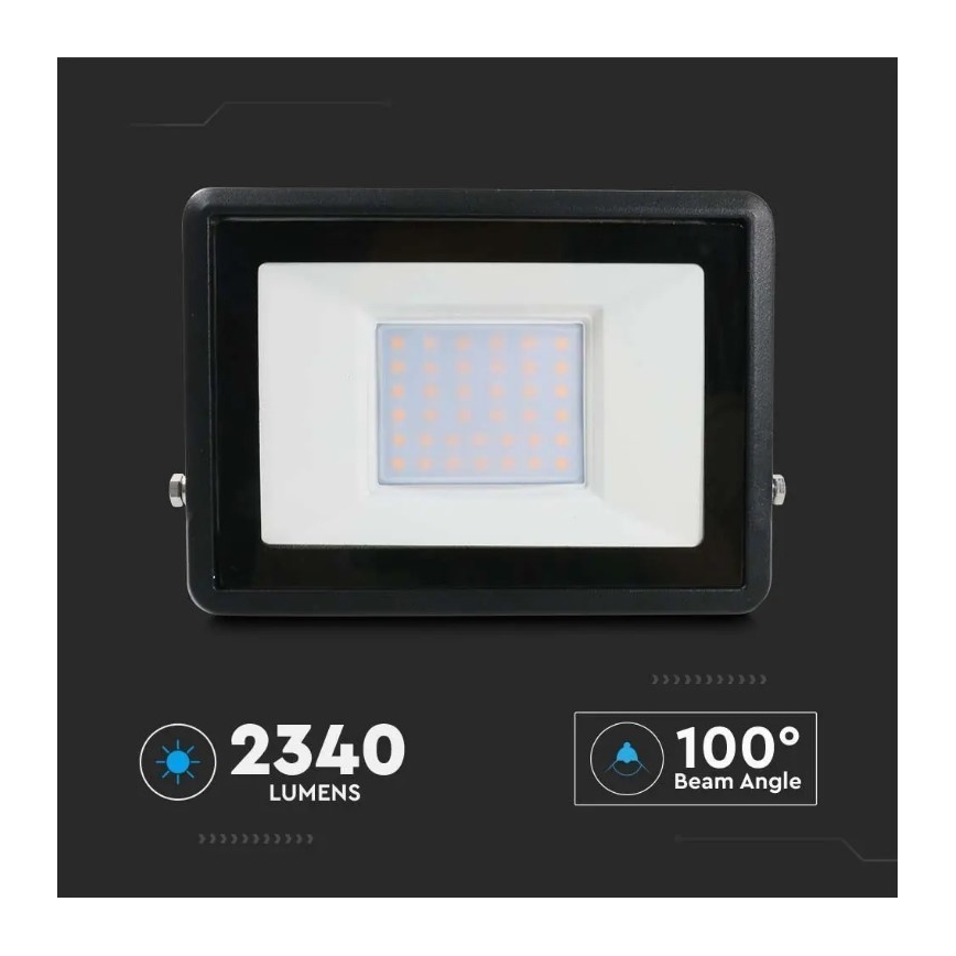 LED Naświetlacz z bezpośrednim podłączeniem SAMSUNG CHIP LED/30W/230V IP65 6500K