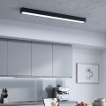 LED natynkowy/lampa wisząca na linkach LED/44W/230V 6000K 120 cm czarny