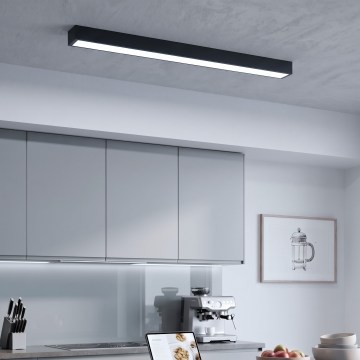 LED natynkowy/lampa wisząca na linkach LED/44W/230V 6000K 120 cm czarny