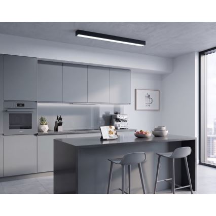 LED natynkowy/lampa wisząca na linkach LED/44W/230V 6000K 120 cm czarny