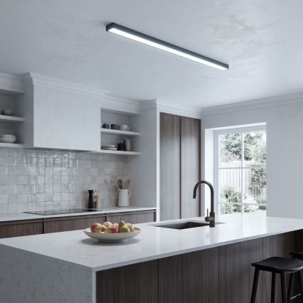 LED natynkowy/lampa wisząca na linkach LED/44W/230V 6000K 120 cm czarny
