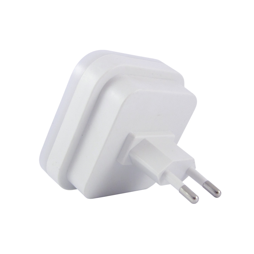 LED Nocne światło z czujnikiem LED/0,5W/230V białe