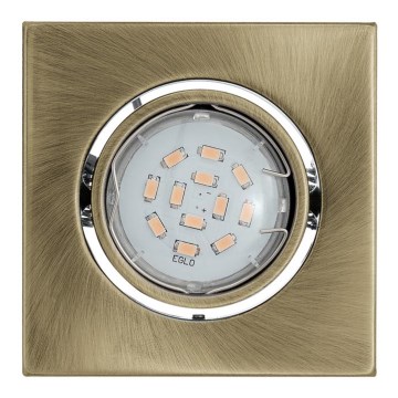 LED oczko halogenowe IGOA 1xGU10/5W/230V brąz