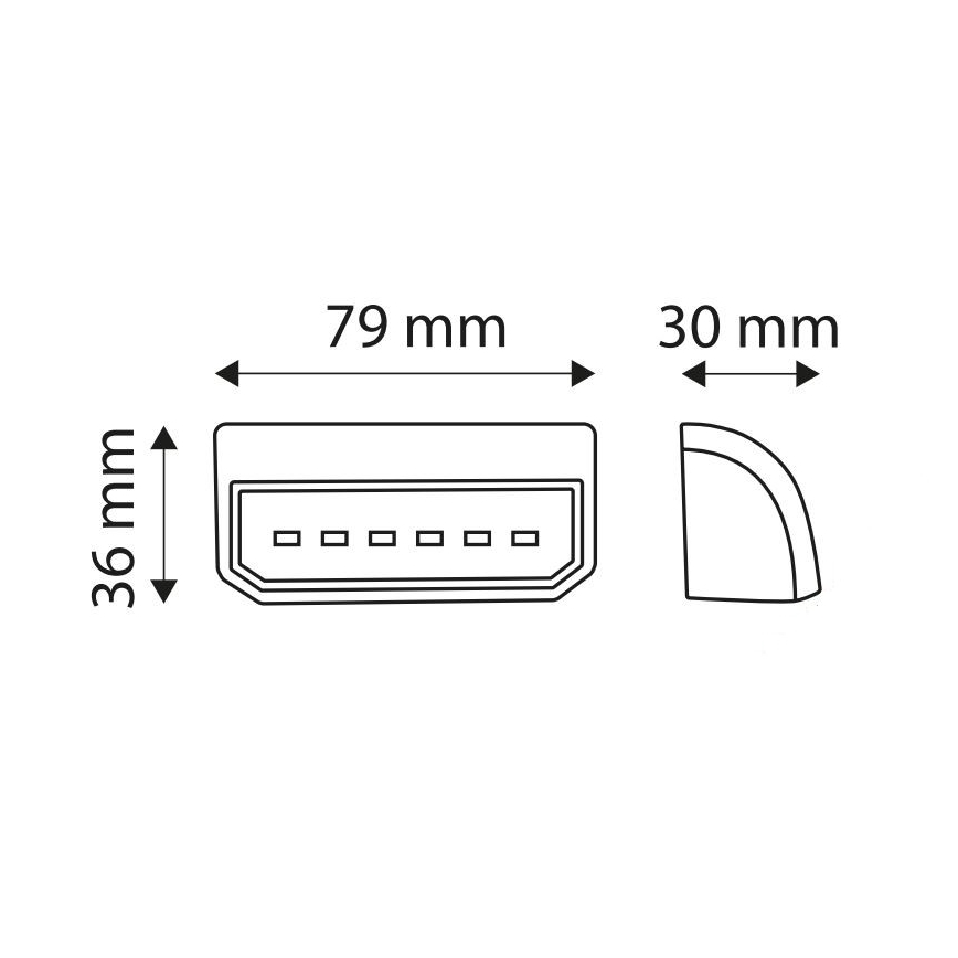 LED Odbłyśnik światła LICE LED/0,2W/12-24V IP67