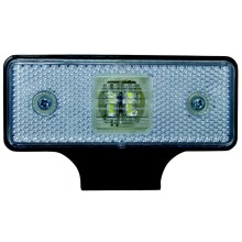 LED Odbłyśnik światła SINGLE LED/0,2W/12-24V IP67 srebrny