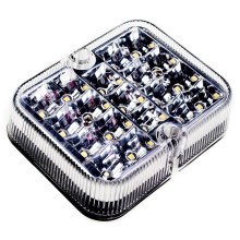 LED Odbłyśnik światła SINGLE LED/1W/12V IP67 srebrny
