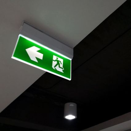 LED Oprawa awaryjna EMERGENCY EXIT LED/2,5W/230V 4w1 6000K