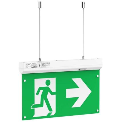 LED Oprawa awaryjna EMERGENCY EXIT LED/2,5W/230V 4w1 6000K