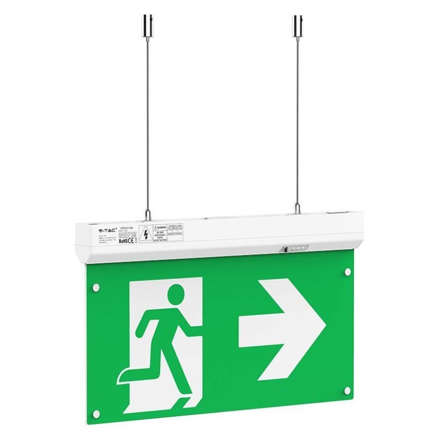 LED Oprawa awaryjna EMERGENCY EXIT LED/2,5W/230V 4w1 6000K