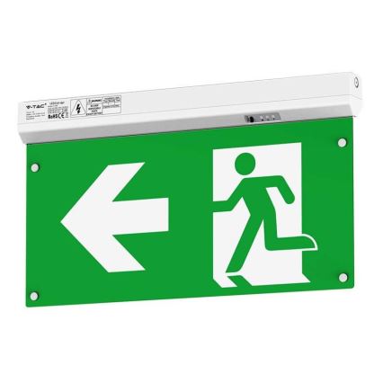 LED Oprawa awaryjna EMERGENCY EXIT LED/2,5W/230V 4w1 6000K