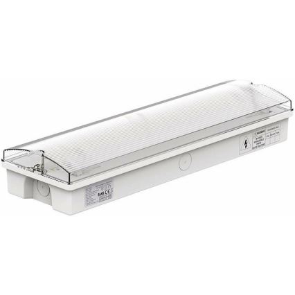LED Oprawa awaryjna z regularnym testem funkcjonalności EMERGENCY EXIT LED/3W/230V 6400K IP65