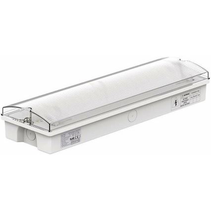 LED Oprawa awaryjna z regularnym testem funkcjonalności EMERGENCY EXIT LED/3W/230V 6400K IP65