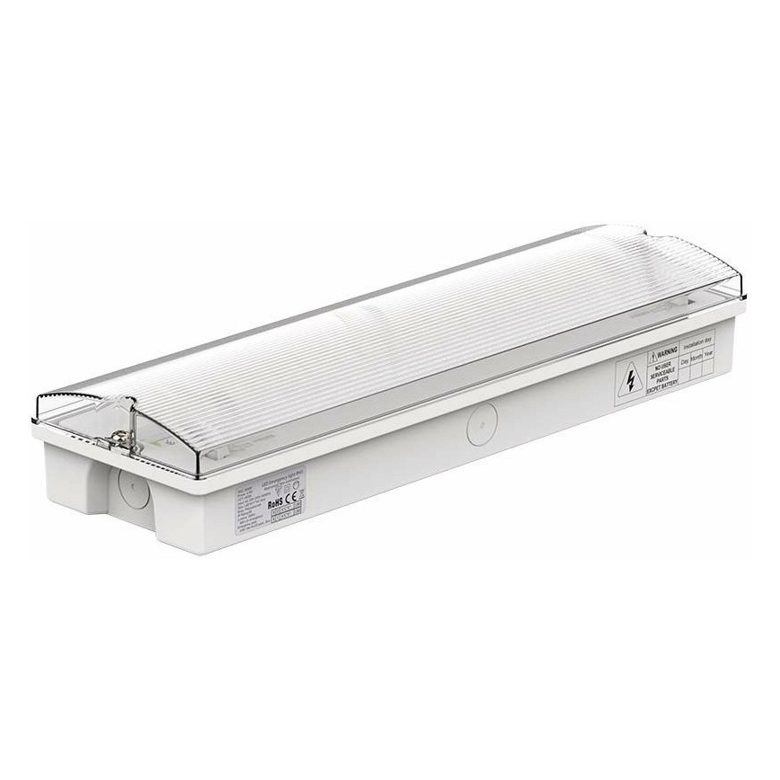 LED Oprawa awaryjna z regularnym testem funkcjonalności EMERGENCY EXIT LED/3W/230V 6400K IP65