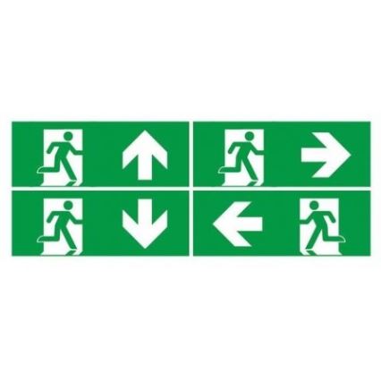 LED Oprawa awaryjna z regularnym testem funkcjonalności EMERGENCY EXIT LED/3W/230V 6400K IP65