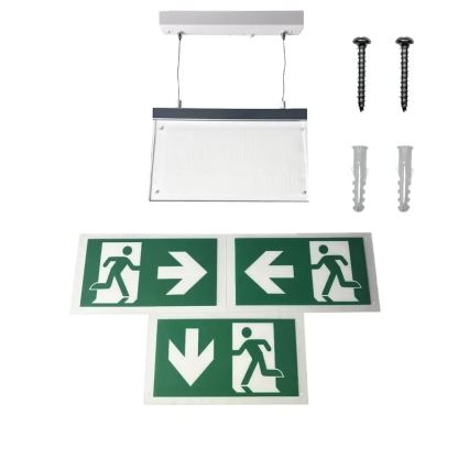 LED Oprawa awaryjna LED/4W/230V 6000K 1000 mAh