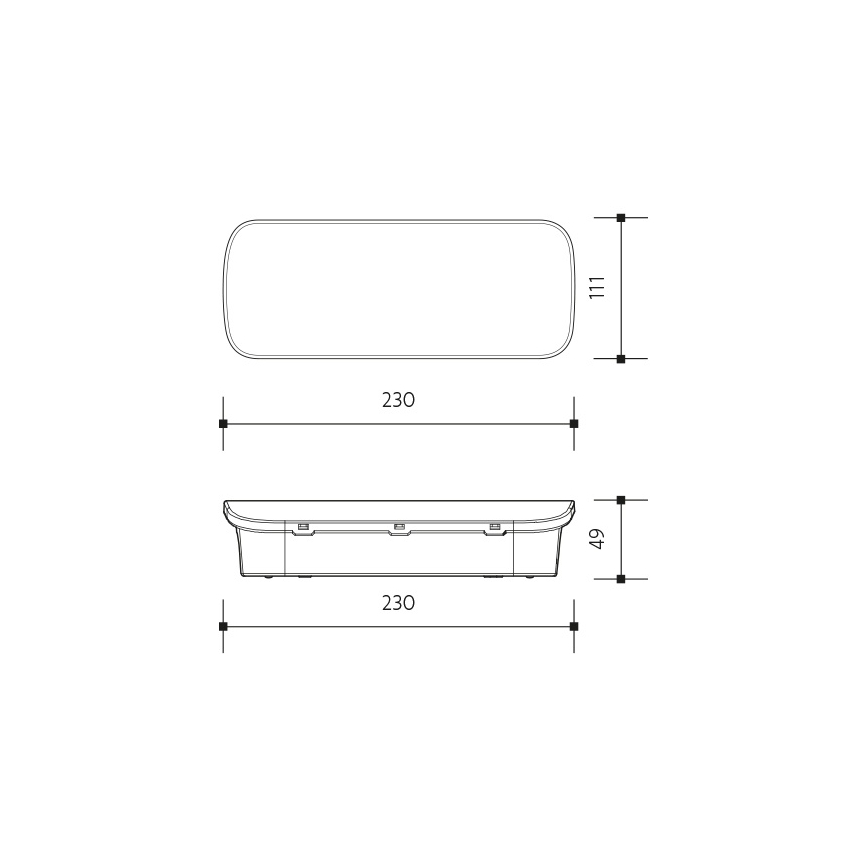 LED Oprawa awaryjna VIRGO EVO LED/1W/230V 6000K IP65