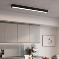 LED oprawa natynkowa/lampa wisząca na linkach LED/44W/230V 4000K 120 cm czarna