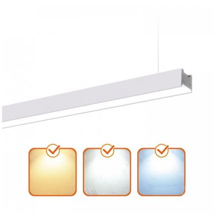 Oprawa sufitowa LED natynkowo-wisząca KOLINE LED/40W/230V 3000/4000/6500K 120 cm biała