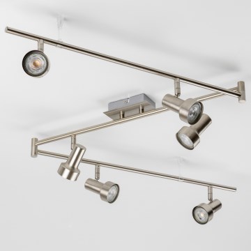 LED Oprawa punktowa 6xGU10/4,7W/230V matowy chrom