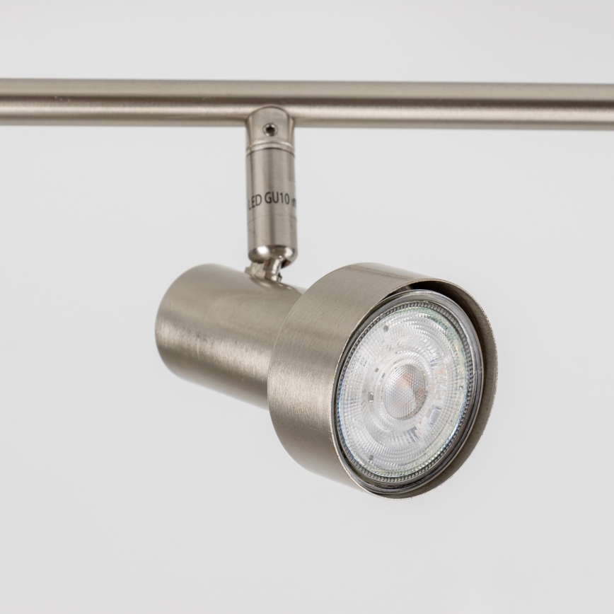 LED Oprawa punktowa 6xGU10/4,7W/230V matowy chrom