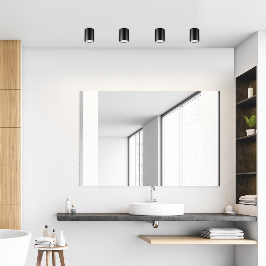 Oprawa punktowa LED TACO 1xE27/15W/230V czarna