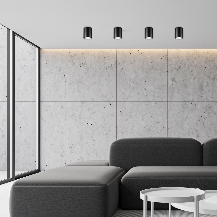 Oprawa punktowa LED TACO 1xE27/15W/230V czarna