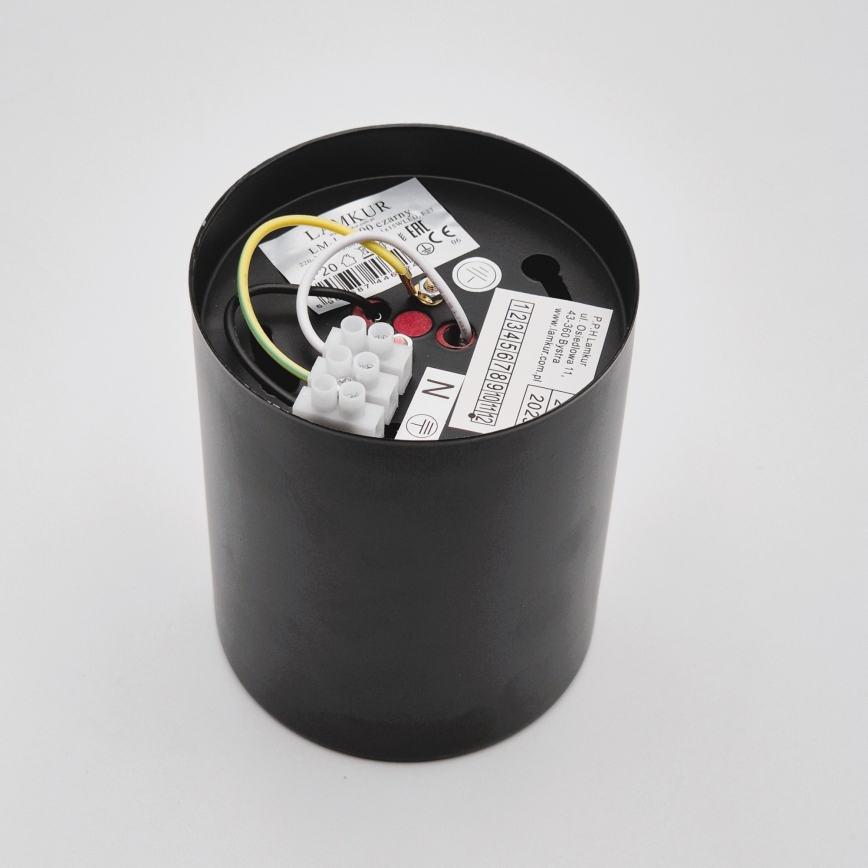 Oprawa punktowa LED TACO 1xE27/15W/230V czarna