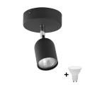 LED oprawa punktowa TOP 1xGU10/10W/230V czarna