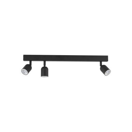LED Oprawa punktowa TOP 3xGU10/10W/230V czarna