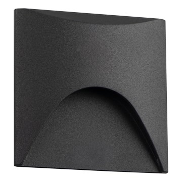 LED oprawa schodowa EXIN LED/2,5W/230V 4000K IP65, antracytowa, kwadratowa