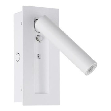 LED Oprawa ścienna punktowa LED/2W/230V 3000K biała