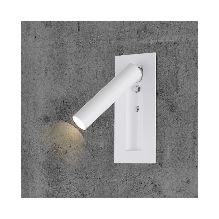 LED Oprawa ścienna punktowa LED/2W/230V 3000K biała