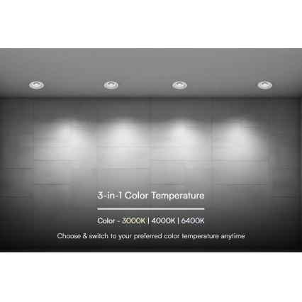 Oprawa sufitowa LED LED/24W/230V 3000/4000/6400K Ø 13,5 cm biała