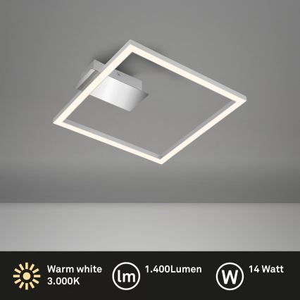 LED oprawa sufitowa LED/14W/230V matowy chrom
