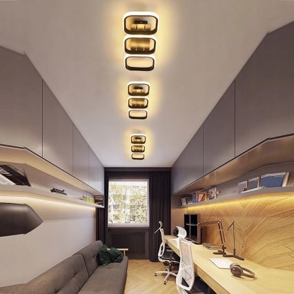 LED oprawa sufitowa LED/33W/230V czarna