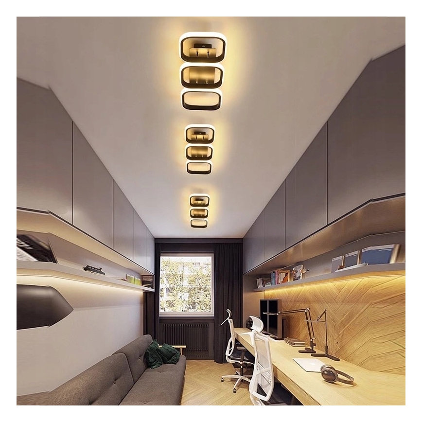 LED oprawa sufitowa LED/33W/230V czarna