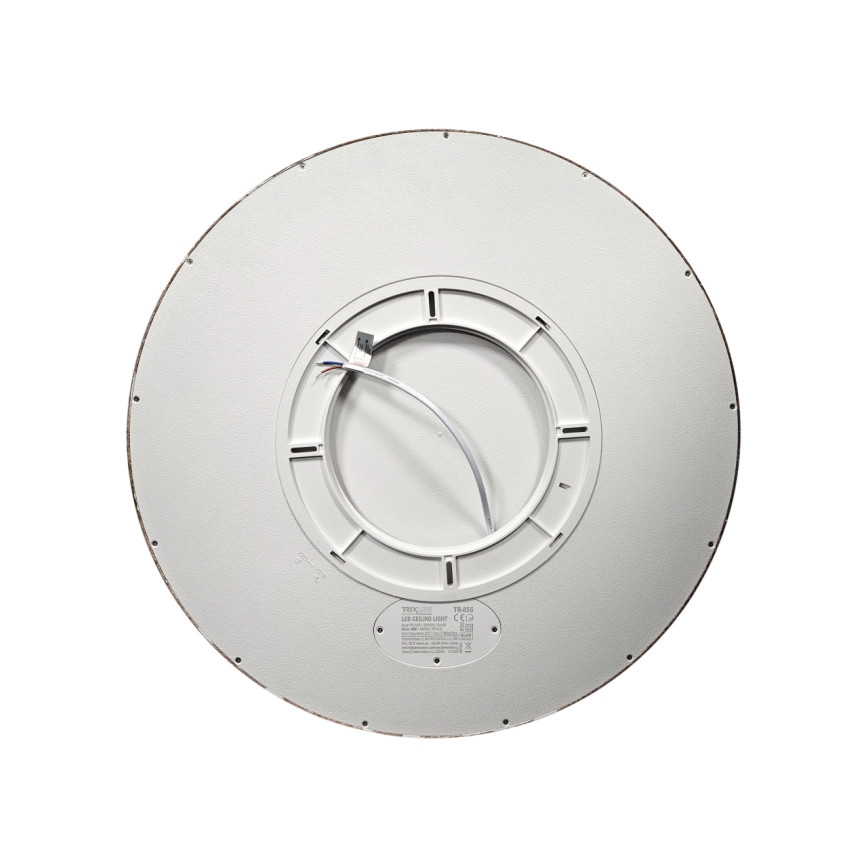 LED Oprawa sufitowa LED/40W/230V 3000/4000/6500K śr. 50 cm brązowa