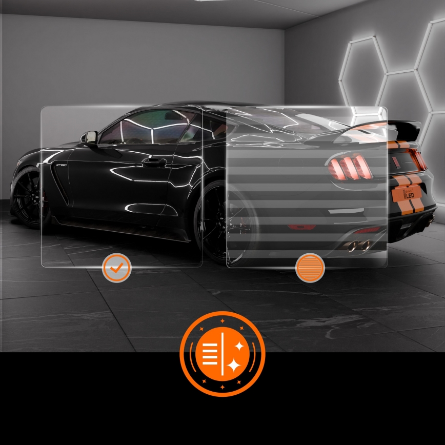 Lampa sufitowa LED HEXAGON 570W/85-265V 6500K 522x298 cm CRI 90 IP54 biała