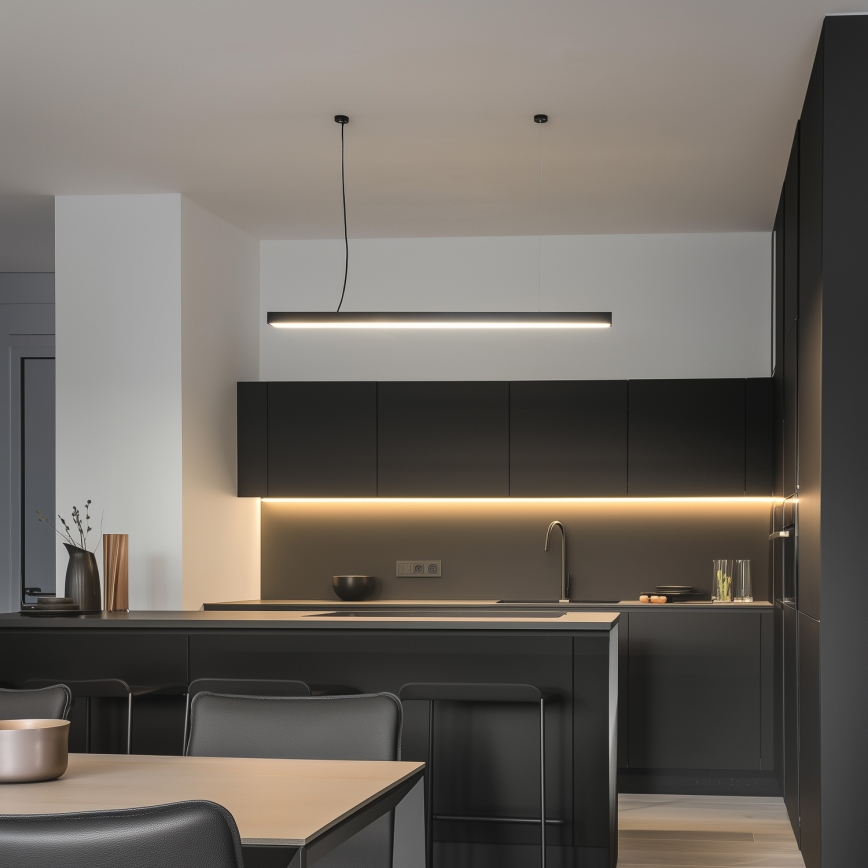 LED oprawa sufitowa natynkowa/podwieszana CYNIDECO LED/12W/230V 4000K czarna