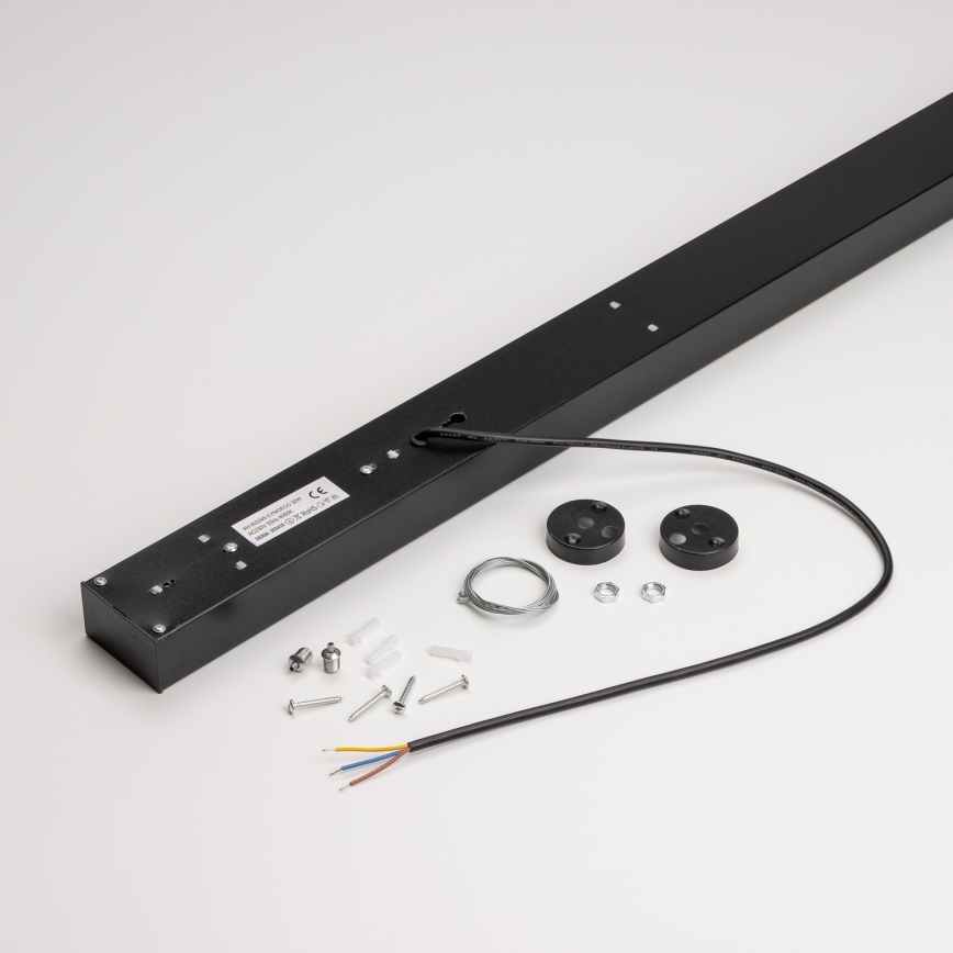 LED oprawa sufitowa natynkowa/podwieszana CYNIDECO LED/12W/230V 4000K czarna