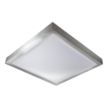 LED Oprawa sufitowa z czujnikiem ruchu i zmierzchu VITALI LED/24W/230V 4000K 33x33 cm matowy chrom