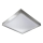 LED Oprawa sufitowa z czujnikiem ruchu i zmierzchu VITALI LED/24W/230V 4000K 33x33 cm matowy chrom