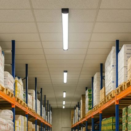 LED oprawa świetlówkowa LED/18W/230V 4000K 60 cm czarna