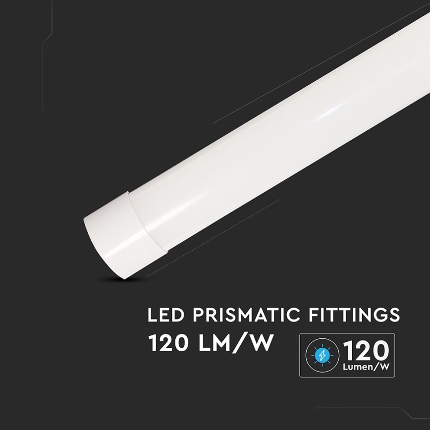 LED Oprawa świetlówkowa LED/20W/230V 6500K 60 cm biały