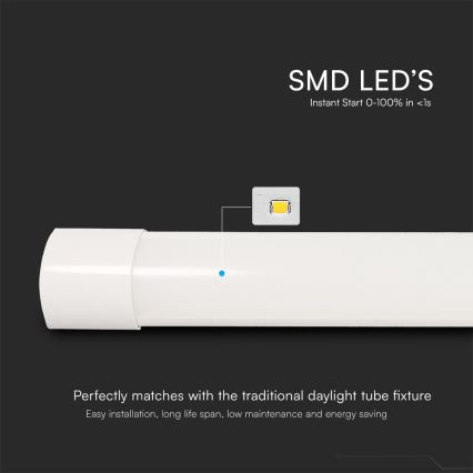 LED Oprawa świetlówkowa LED/40W/230V 3000/4000/6500K 116 cm