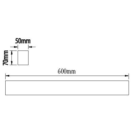 LED Oprawa świetlówkowa LINIK LED/20W/230V 4000K biała
