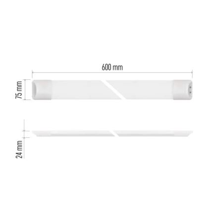 LED Oprawa świetlówkowa MINO LED/20W/230V 4000K 60 cm