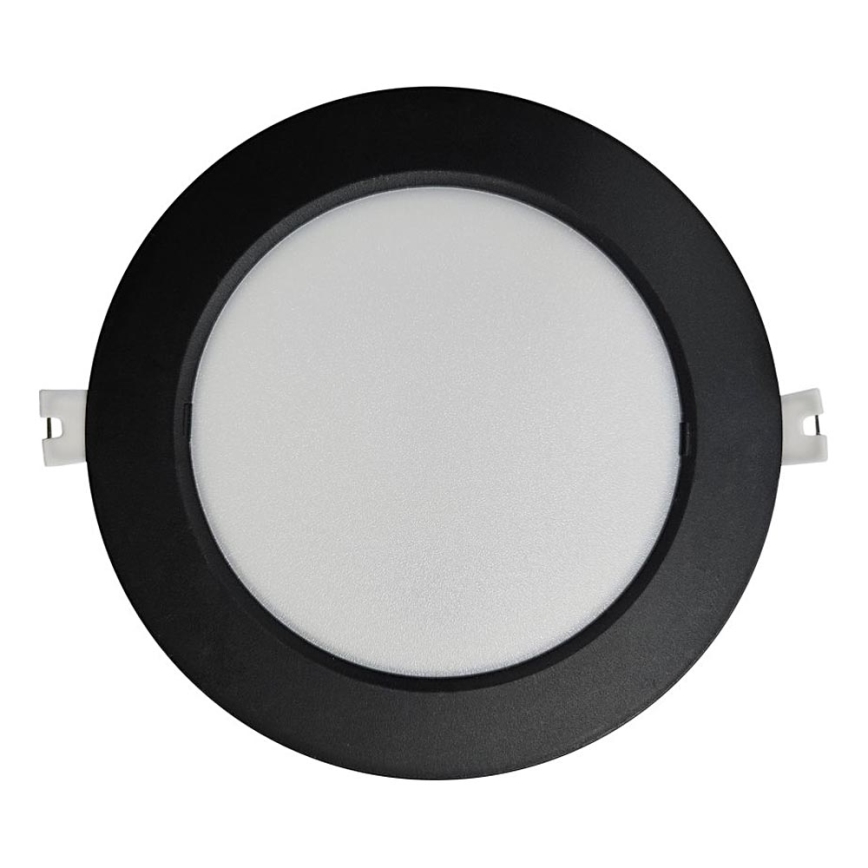 LED Oprawa wpuszczana CIRCLE LED/12W/230V 4000K śr. 17 cm czarny