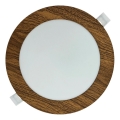 LED Oprawa wpuszczana CIRCLE LED/12W/230V 4200K śr. 16,7 cm brązowy